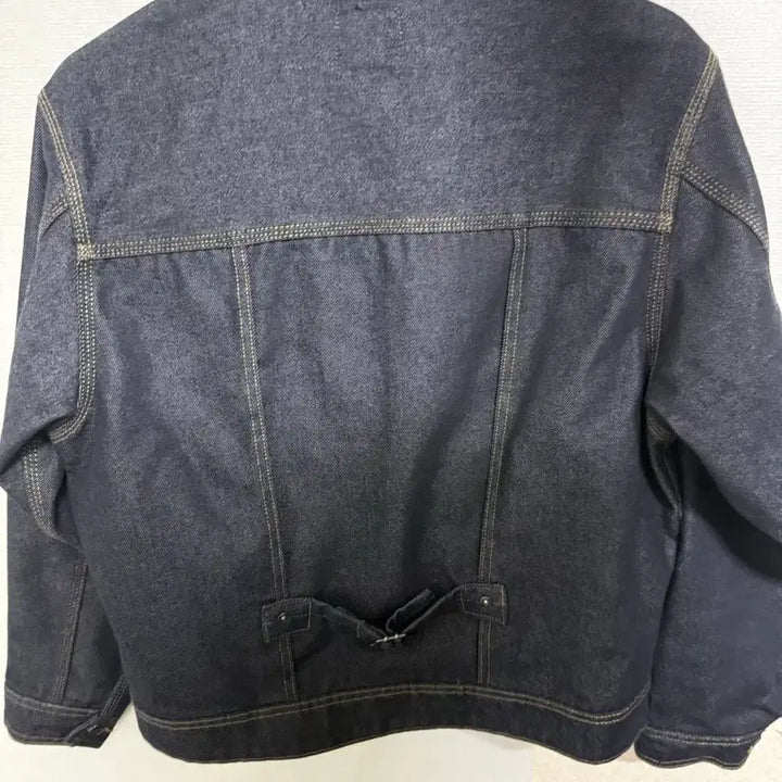 [BUNJANG] Ri Nonfade Cowboy Denim Jacket Indigo Low Set Up / 리 논페이드 카우보이 데님 자켓 인디고 로우 셋업