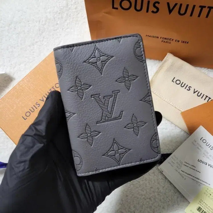 [BUNJANG] Louis Vuitton Shadow Organizer Card Wallet Grey / [신형/새상품급] 루이비통 쉐도우 오거나이저 카드지갑 그레이
