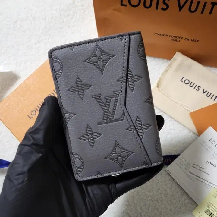 [BUNJANG] Louis Vuitton Shadow Organizer Card Wallet Grey / [신형/새상품급] 루이비통 쉐도우 오거나이저 카드지갑 그레이