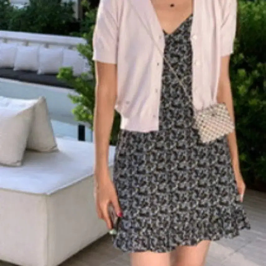 [BUNJANG] Underbee Eve Summer Short Sleeve Cardigan (Mute Lavender) / [언더비] Eve 썸머 반팔 가디건 (뮤트라벤더)