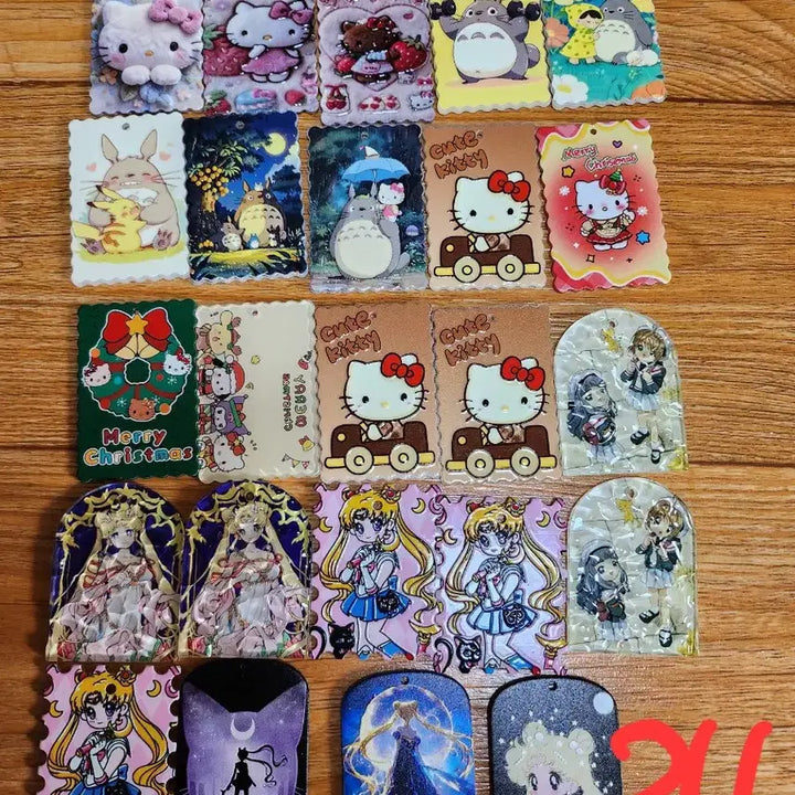 [BUNJANG] Acrylic Beaded Keyring / 키링 아크릴 비즈