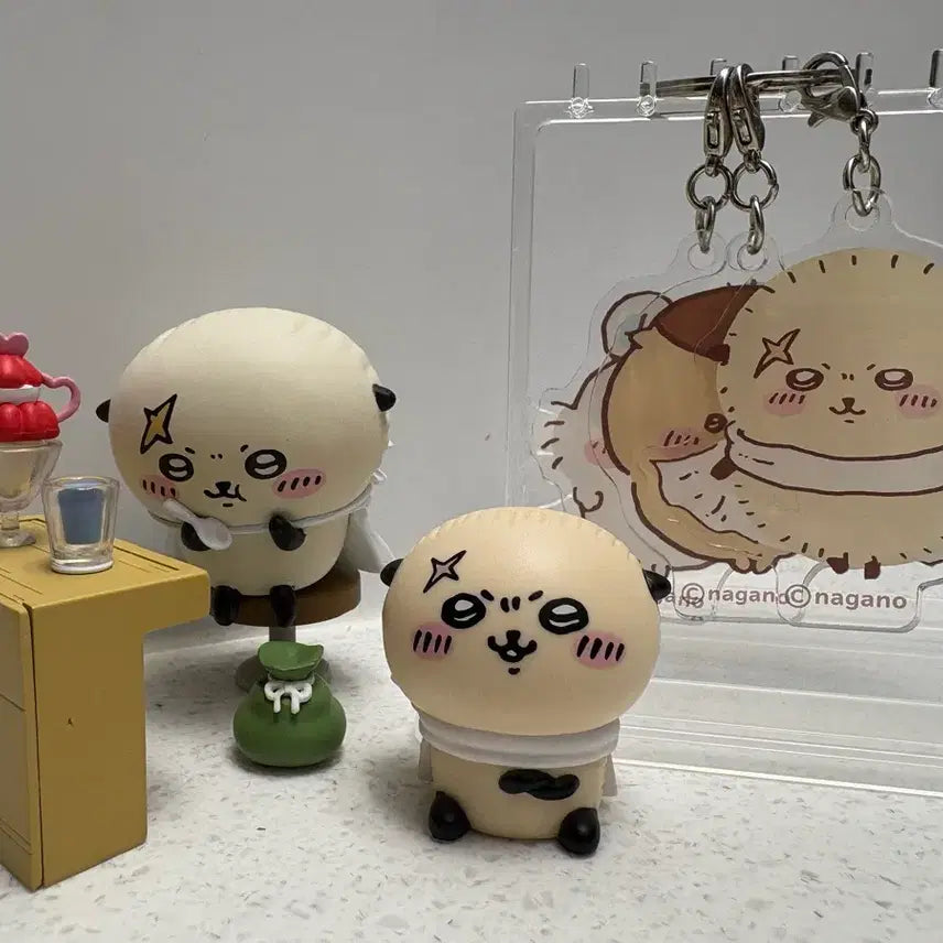 [BUNJANG] Monkaki Chiikawa Rakko Gacha Figure Keyring Bundle Set / 먼작귀 치이카와 랏코 가챠 피규어 키링 일괄