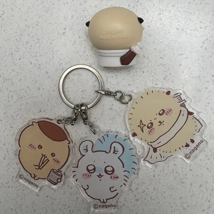 [BUNJANG] Monkaki Chiikawa Rakko Gacha Figure Keyring Bundle Set / 먼작귀 치이카와 랏코 가챠 피규어 키링 일괄