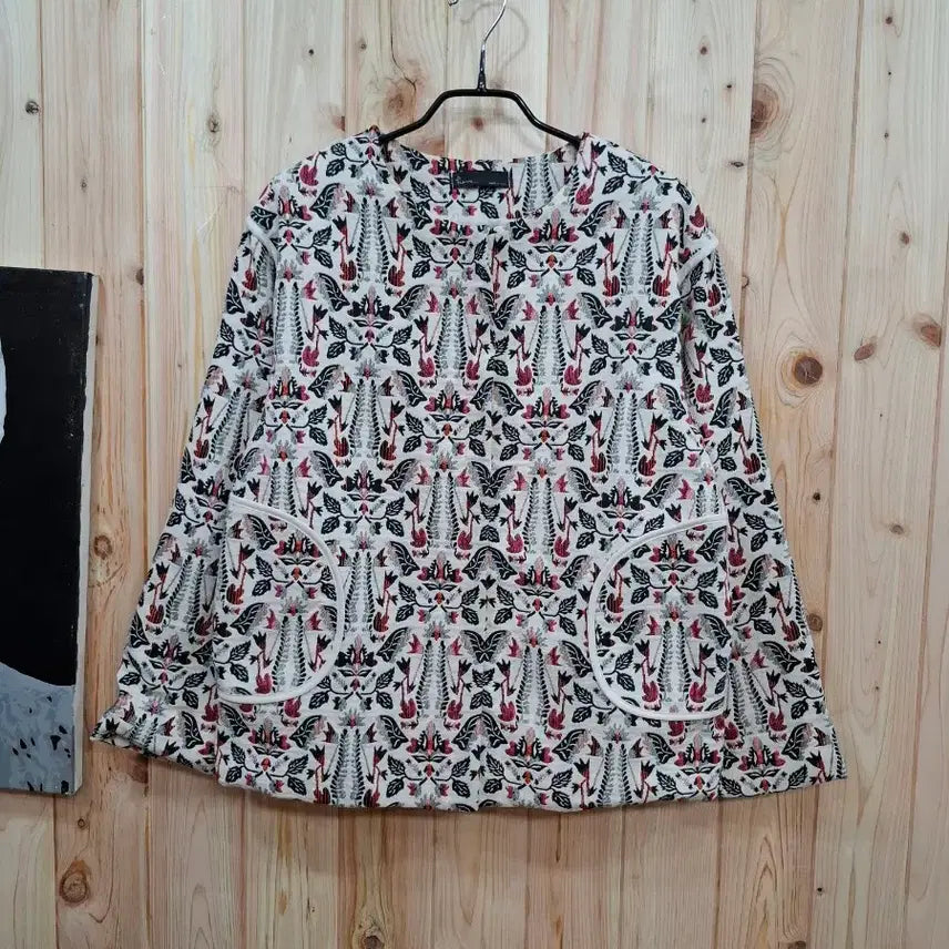 [BUNJANG] Patterned Round Jacket / 패턴   라운드 자켓