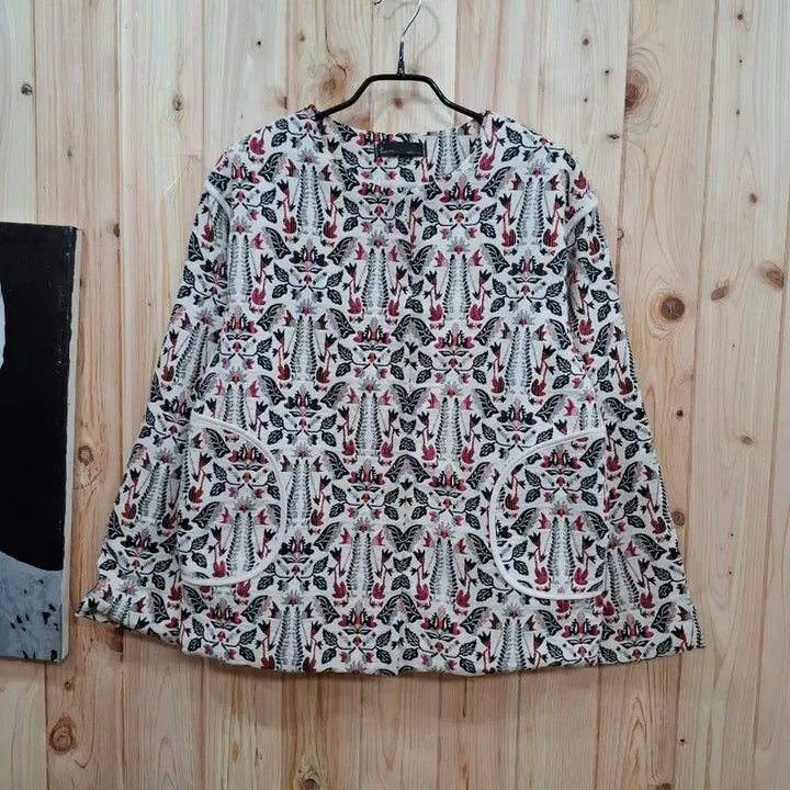 [BUNJANG] Patterned Round Jacket / 패턴   라운드 자켓