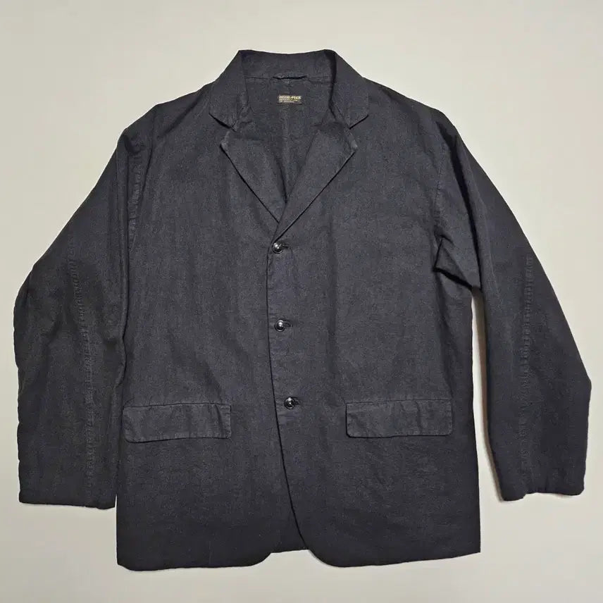 [BUNJANG] Behavior Black DYED Single Jacket Set / 비헤비어 블랙 DYED 싱글 자켓 셋업