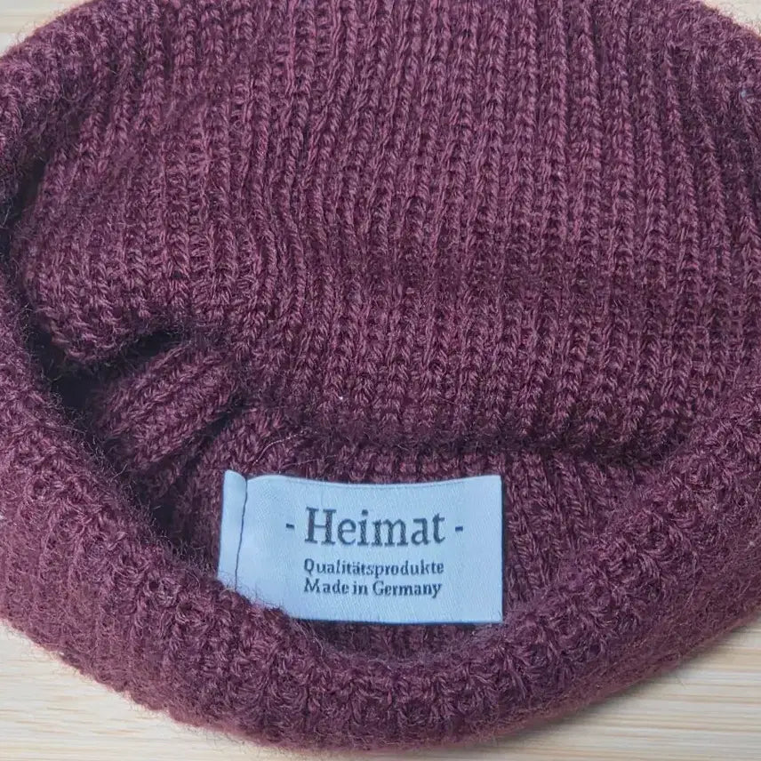 [BUNJANG] HEIMAT Watch Cap (Burgundy) / HEIMAT 와치캡 (버건디 컬러)