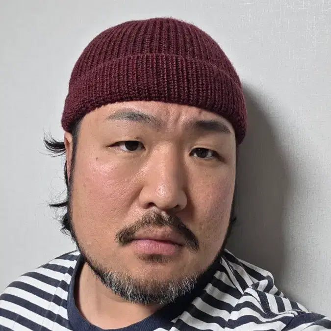 [BUNJANG] HEIMAT Watch Cap (Burgundy) / HEIMAT 와치캡 (버건디 컬러)