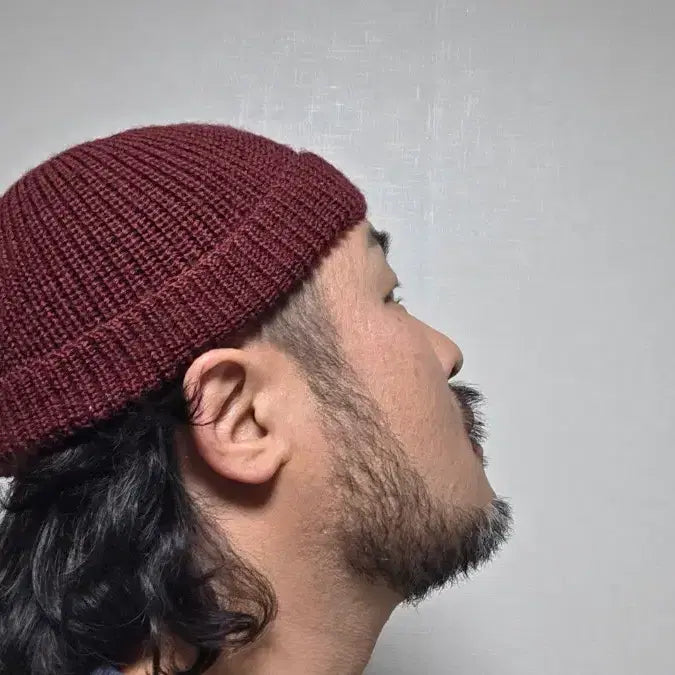 [BUNJANG] HEIMAT Watch Cap (Burgundy) / HEIMAT 와치캡 (버건디 컬러)