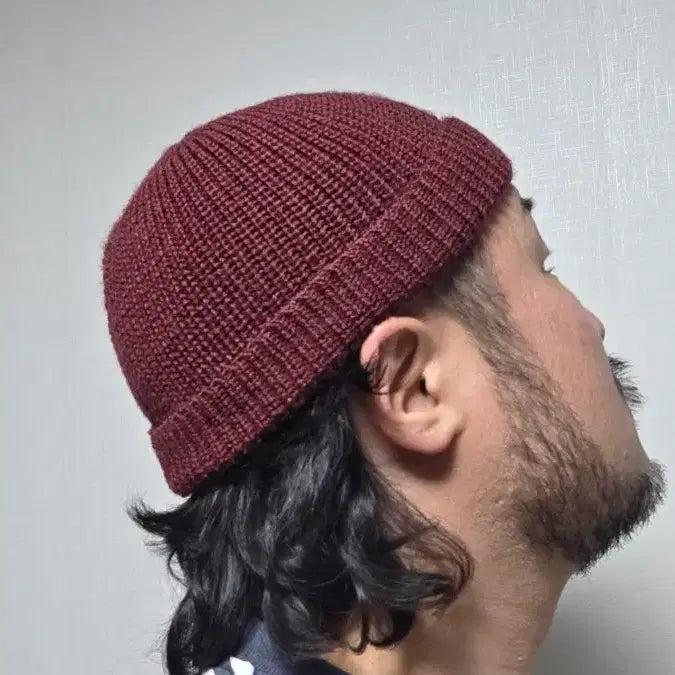 [BUNJANG] HEIMAT Watch Cap (Burgundy) / HEIMAT 와치캡 (버건디 컬러)