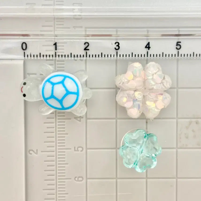 [BUNJANG] Clover Turtle Shoe Charms Set / 새상품) 네잎클로버 거북이 지비츠 자비츠 찌비츠 10개 세트 실리콘참