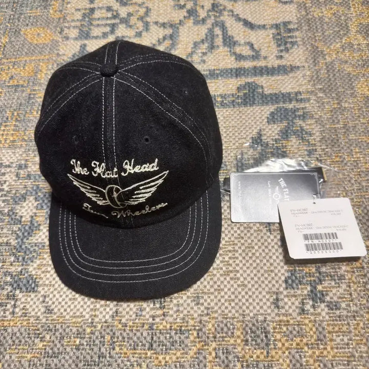 [BUNJANG] Flat Head Denim Cap / 플랫헤드 풀라잉휠 데님 캡