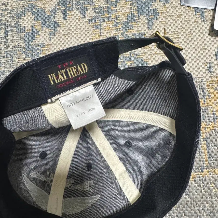 [BUNJANG] Flat Head Denim Cap / 플랫헤드 풀라잉휠 데님 캡