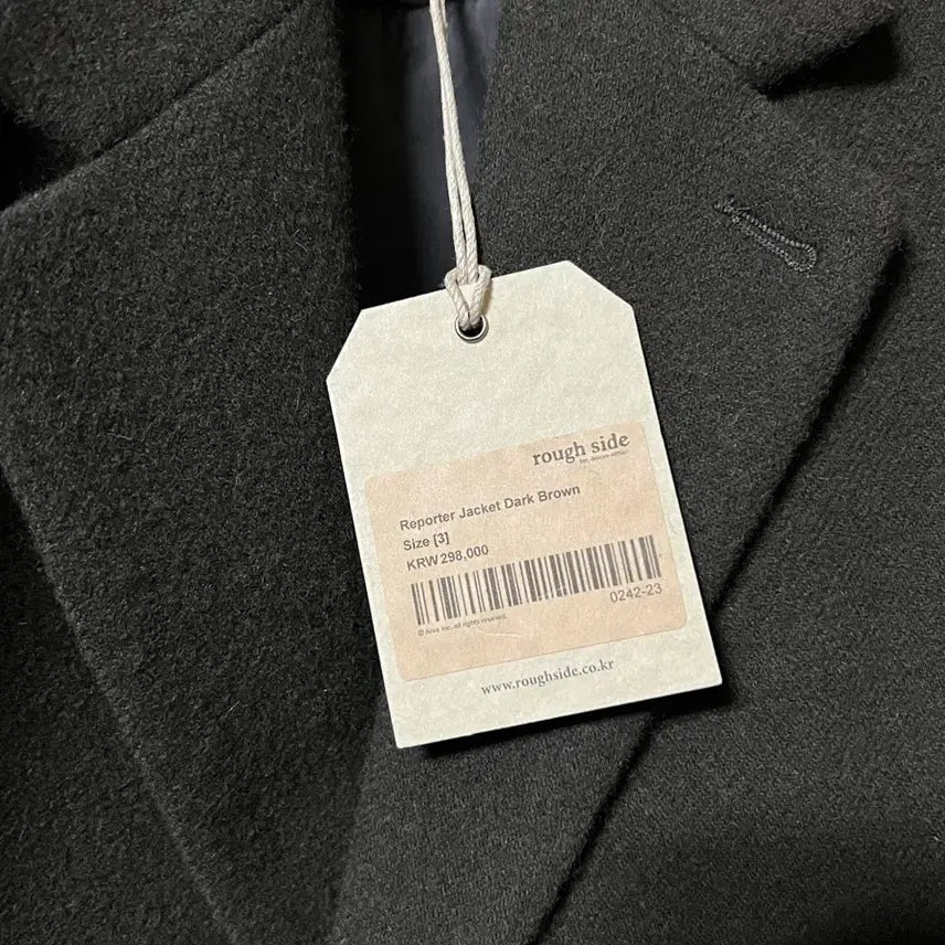 [BUNJANG] Lafside Reporter Jacket Dark Brown (Size 3) / 러프사이드 리포터 자켓 다크브라운 3사이즈 새상품