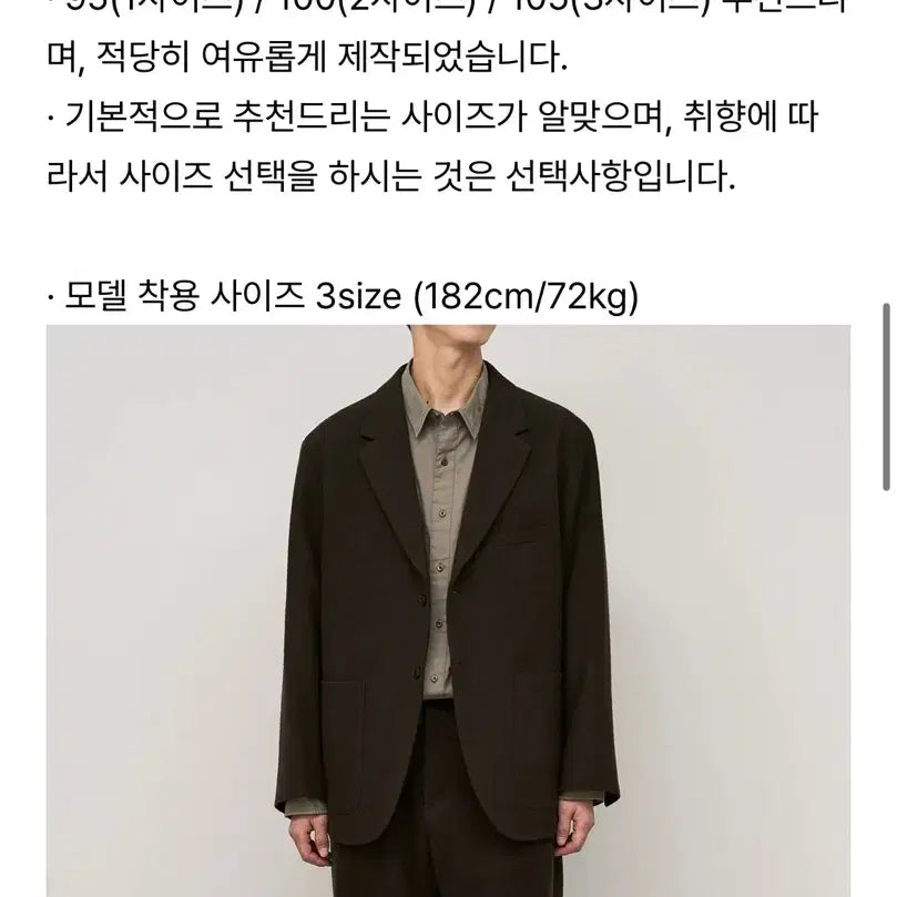 [BUNJANG] Lafside Reporter Jacket Dark Brown (Size 3) / 러프사이드 리포터 자켓 다크브라운 3사이즈 새상품