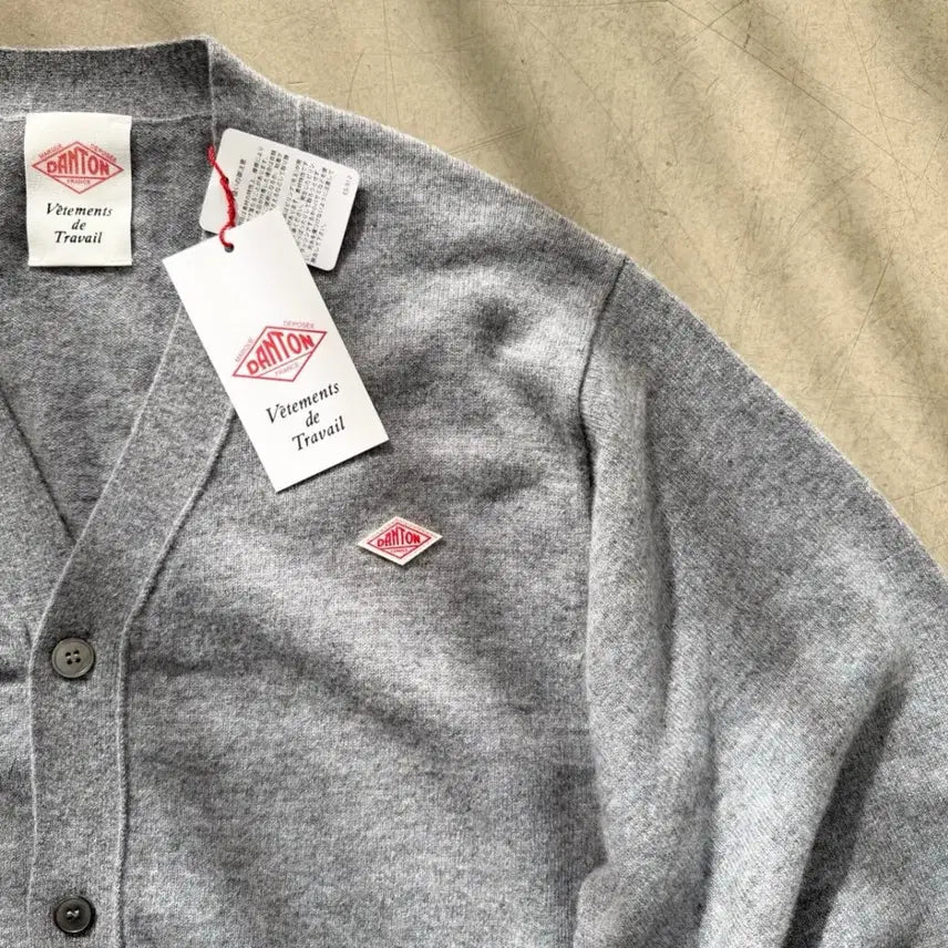 [BUNJANG] Danton Lambswool V-Neck Cardigan / 단톤 램스울 V넥 가디건