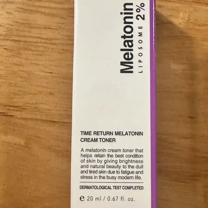 [BUNJANG] Melatonin Cream Toner 2% 20ml / 멜라토닌 크림 토너 2% 20ml