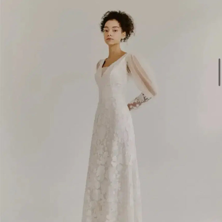 [BUNJANG] Modny Billy Lace Wedding Dress / 모드니 레이스 빌리 웨딩드레스 (실착사진 있음)
