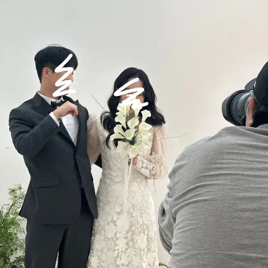 [BUNJANG] Modny Billy Lace Wedding Dress / 모드니 레이스 빌리 웨딩드레스 (실착사진 있음)