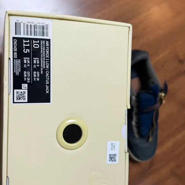 [BUNJANG] Nike Travis Scott Air Force 1 Low Cactus Jack (US 10) / 나이키x트래비스 스캇 에어포스 1 로우 캑터스잭 (280)