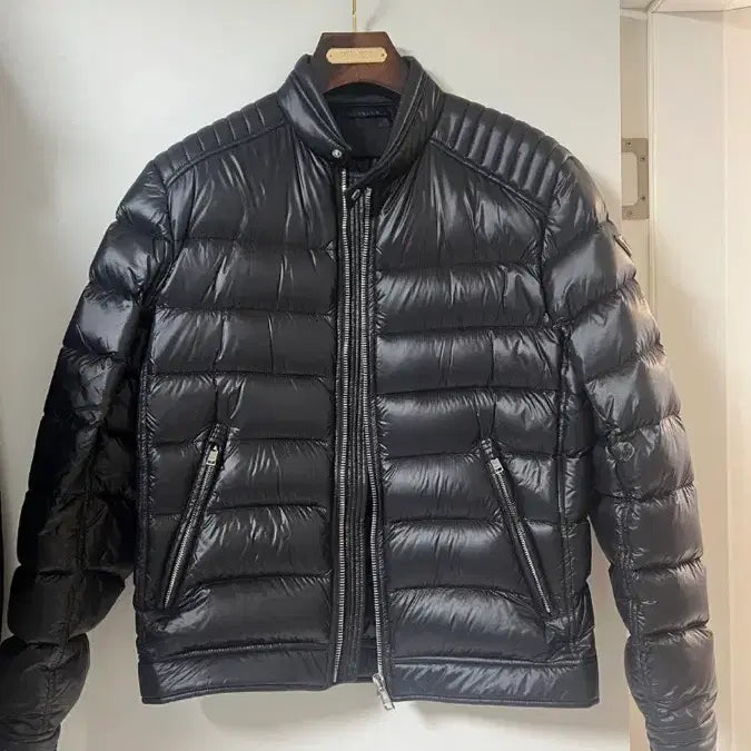 [BUNJANG] Prada Biker Padded Jacket 50 / 프라다 바이커 패딩 유광 50