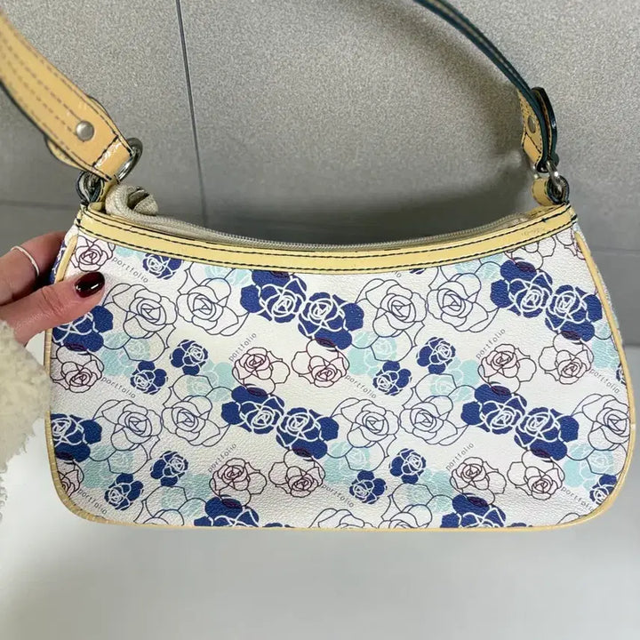 [BUNJANG] Portofolio Y2K Vintage Flower Shoulder Bag / Portofolio 플라워 숄더백 Y2K 빈티지 가방