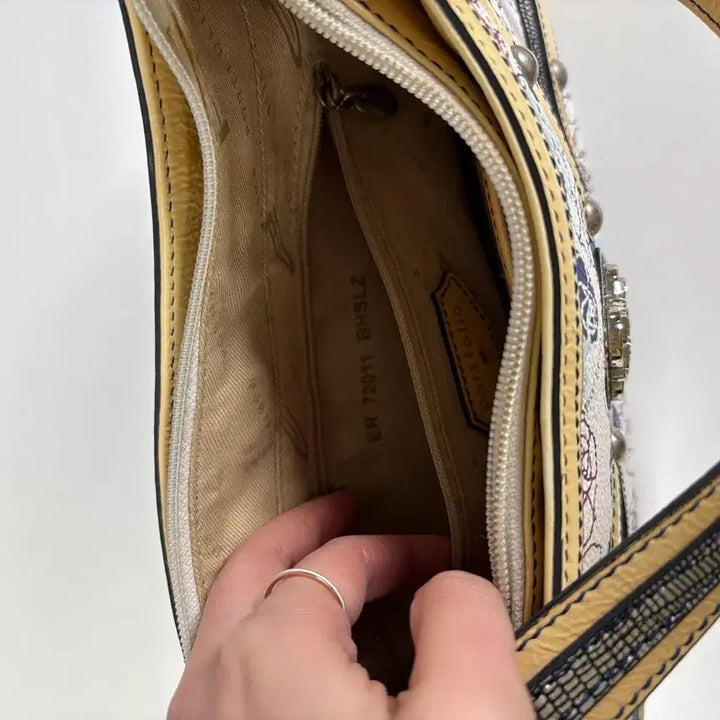 [BUNJANG] Portofolio Y2K Vintage Flower Shoulder Bag / Portofolio 플라워 숄더백 Y2K 빈티지 가방