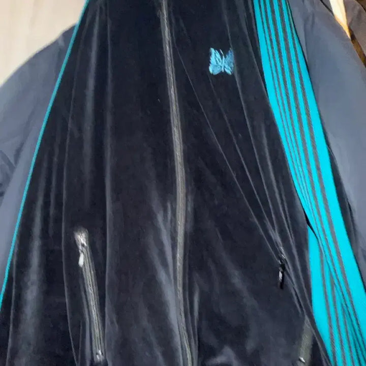 [BUNJANG] Needles Velour Track Jacket Navy/Blue / Needles Velour Track Jacket 네이비/블루 컬러