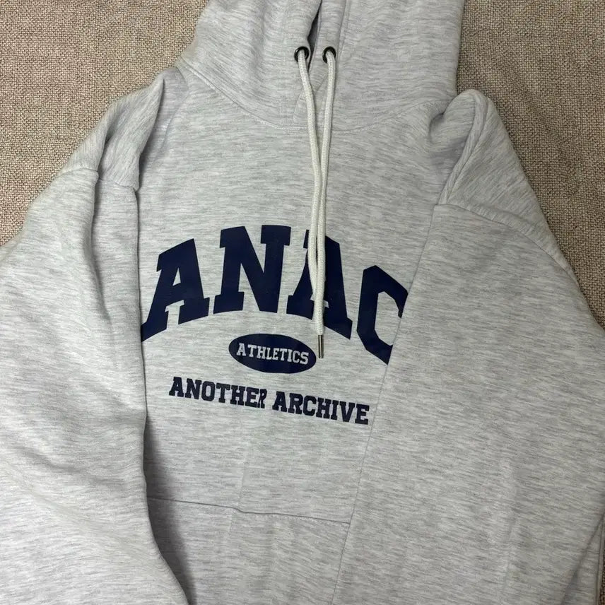 [BUNJANG] Another Archive Hoodie White Melange / 어나더아카이브 후드티