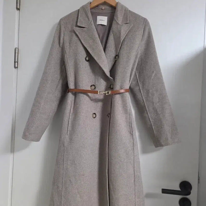 [BUNJANG] She'sMiss Handmade Coat with Belt Set / 핸드메이드 코트 벨트세트 쉬즈미스