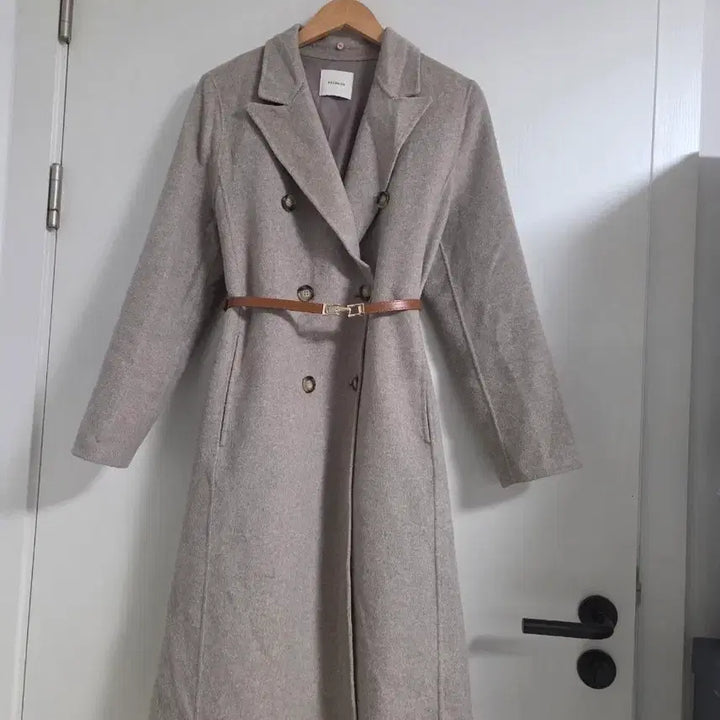 [BUNJANG] She'sMiss Handmade Coat with Belt Set / 핸드메이드 코트 벨트세트 쉬즈미스