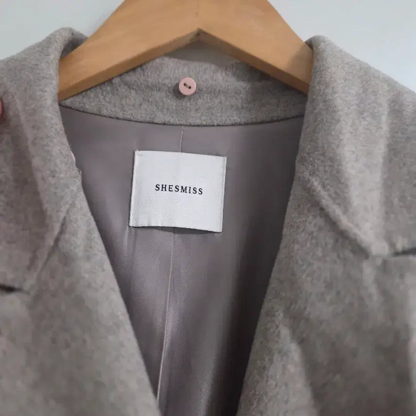 [BUNJANG] She'sMiss Handmade Coat with Belt Set / 핸드메이드 코트 벨트세트 쉬즈미스