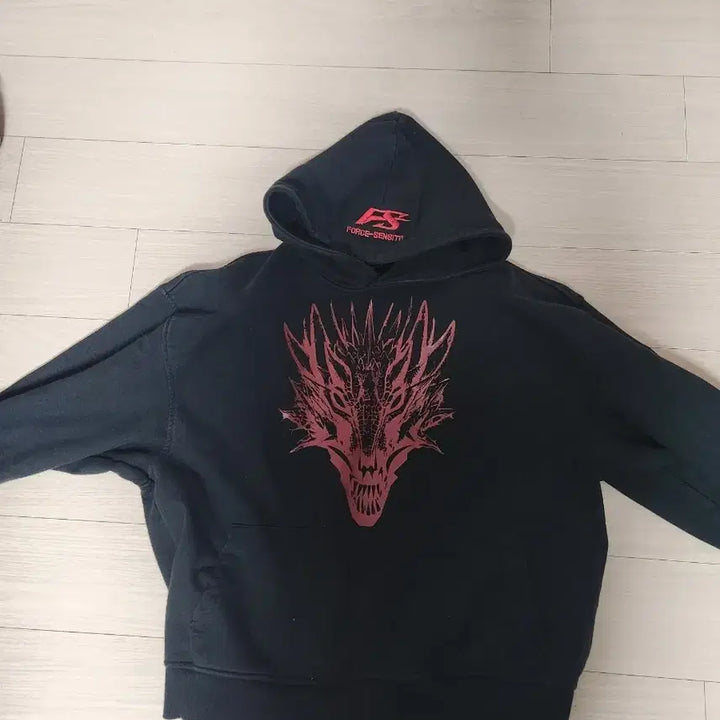 [BUNJANG] ForceSenstive Red Dragon Hoodie / ForceSenstive Red DRAGON Hoodie