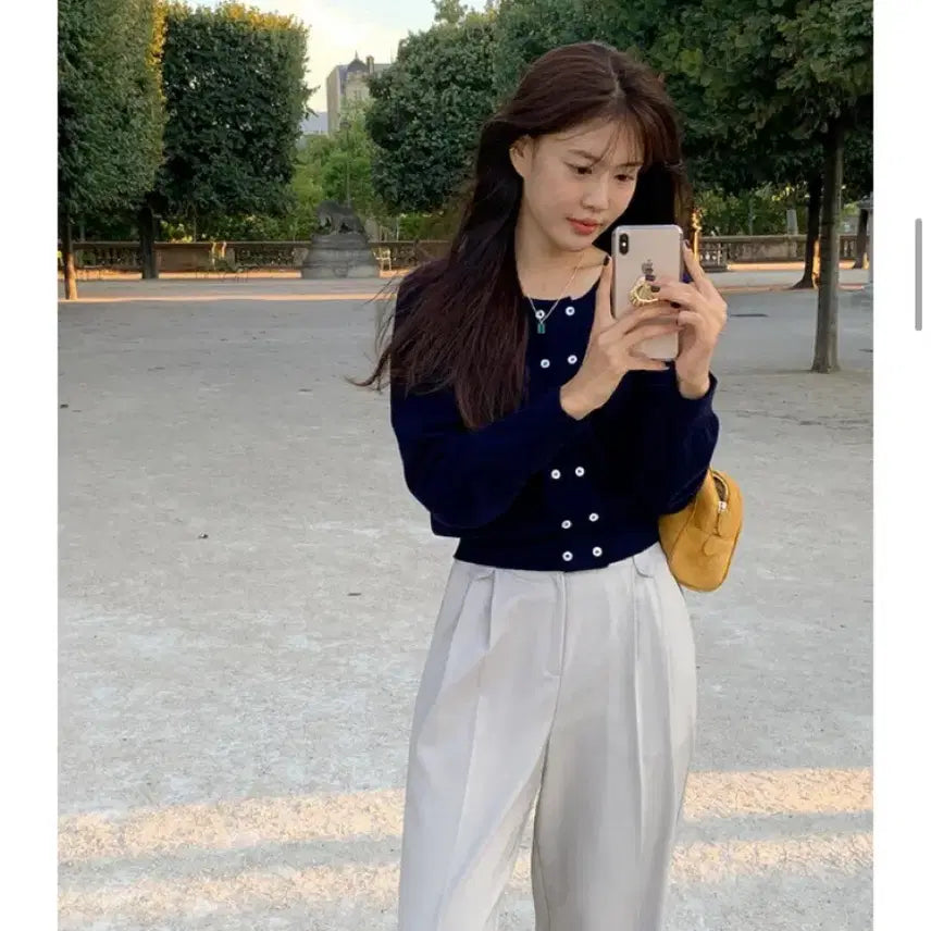 [BUNJANG] UNDERB Lets Button Cardigan (Navy) / [언더비] Lets 버튼 가디건 (네이비)