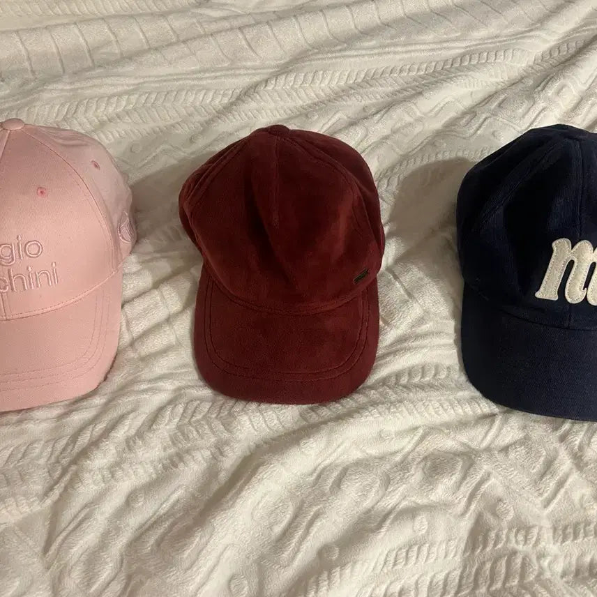 [BUNJANG] Sergio Tacchini & Roxy Bundle Set of Three Hats / 모자 3개 일괄 (Sergio Tacchini, Roxy) 등