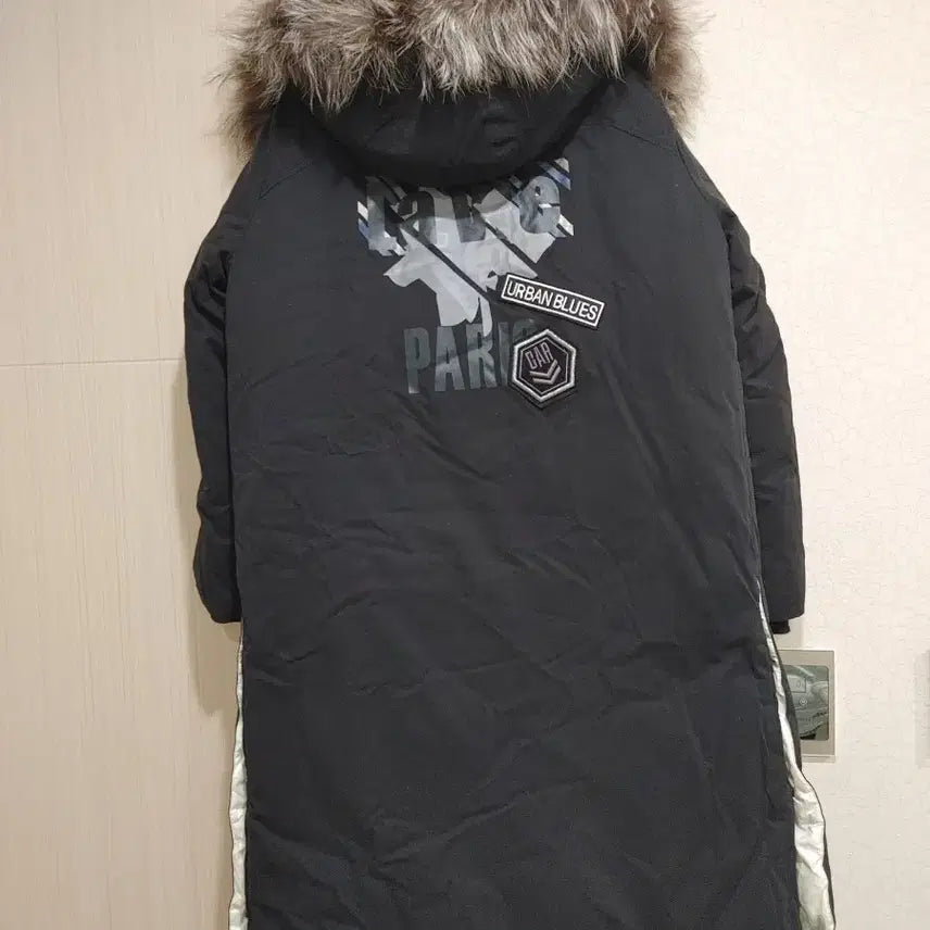 [BUNJANG] BLUPEPE Black Long Down Jacket / BLUPEPE 블랙 롱패딩