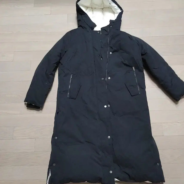 [BUNJANG] BLUPEPE Black Long Down Jacket / BLUPEPE 블랙 롱패딩