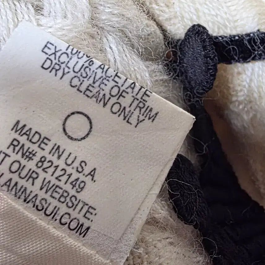 [BUNJANG] Anna Sui Ivory Wool Dress / 안나수이