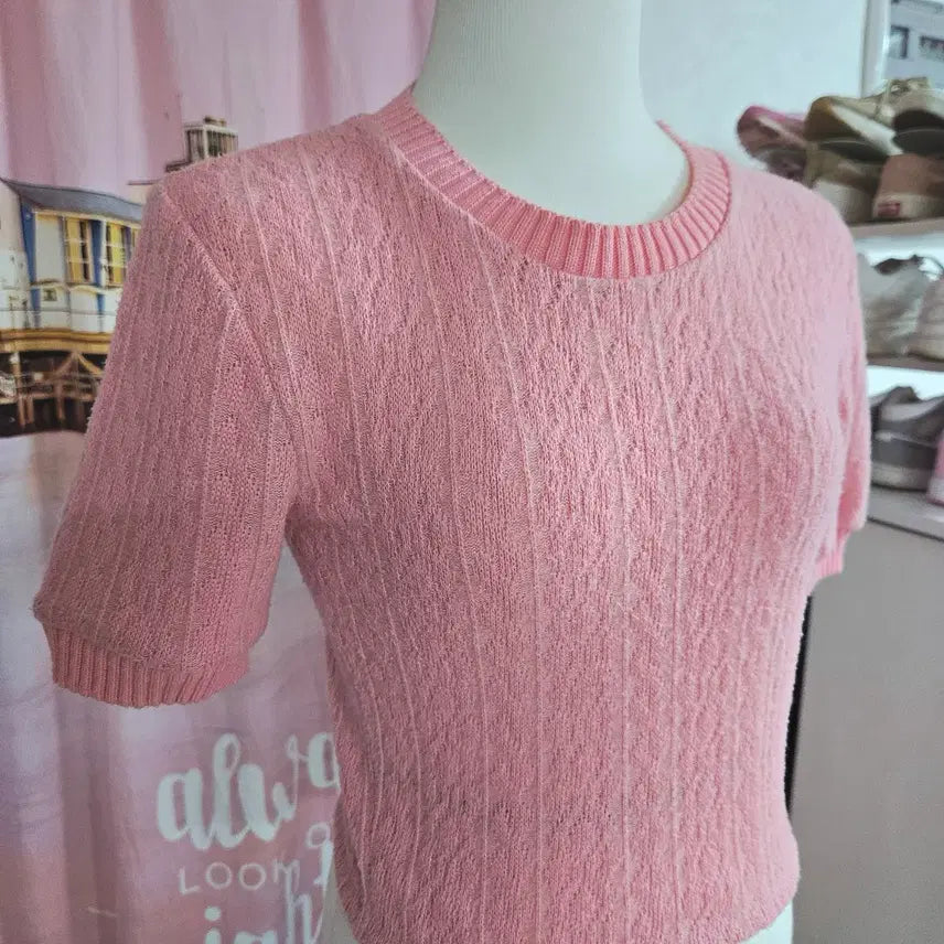 [BUNJANG] ZARA Pink Knit Sweater / 자라 핑크 니트