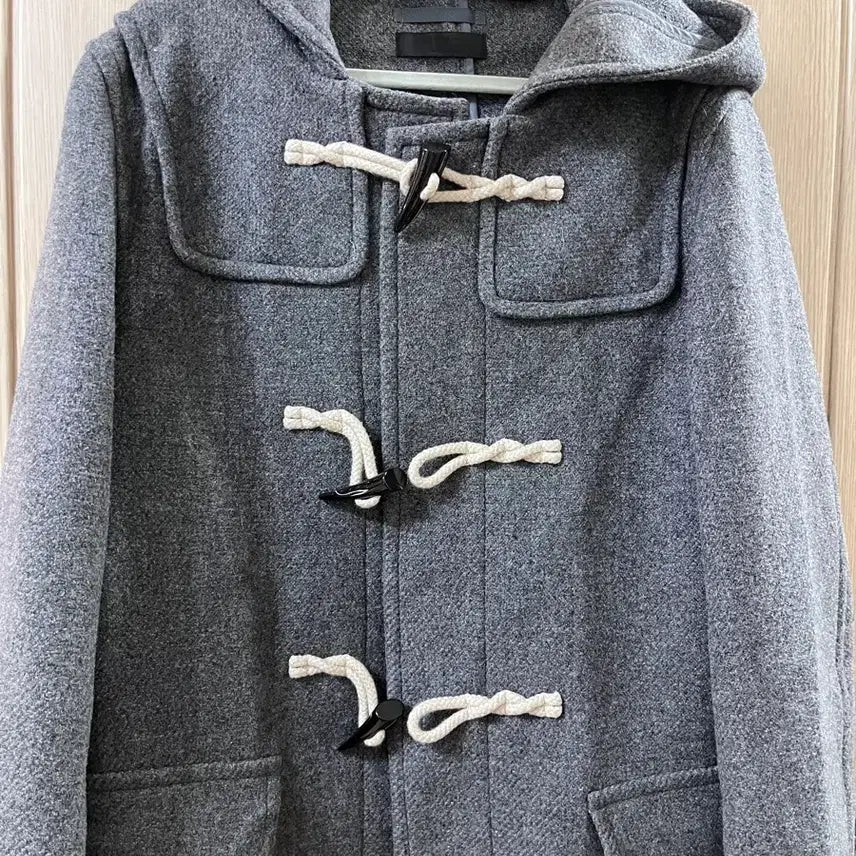 [BUNJANG] Uniqlo Gray Duffle Coat / 유니클로 그레이 더플코트 떡볶이 코트