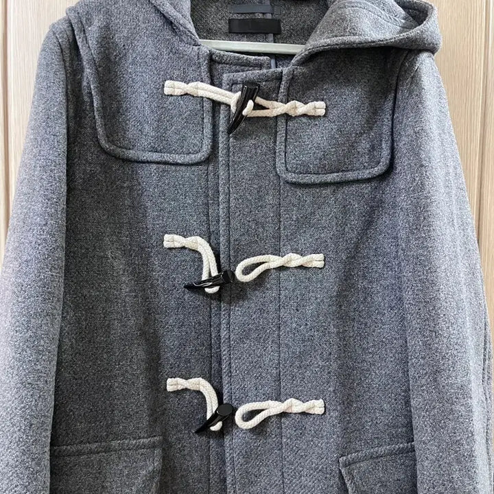 [BUNJANG] Uniqlo Gray Duffle Coat / 유니클로 그레이 더플코트 떡볶이 코트