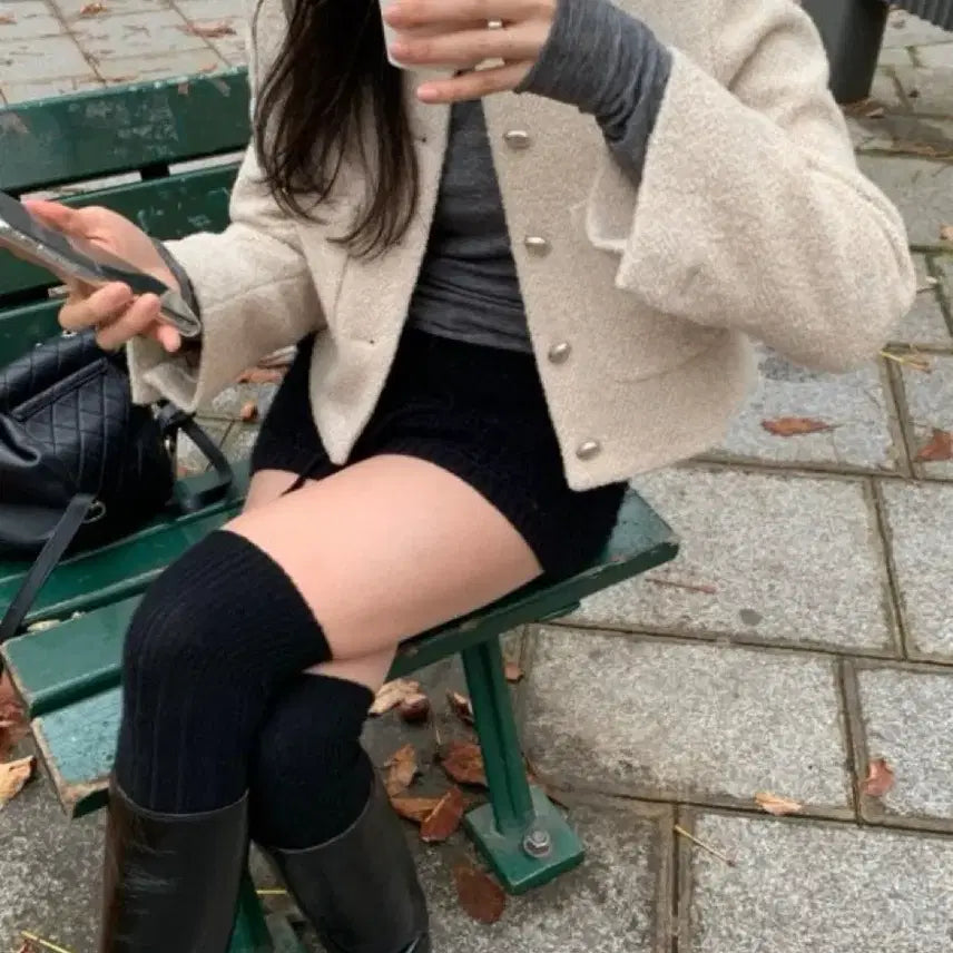 [BUNJANG] Lazy Shop Lemant Tweed Jacket / 레이지샵 르망트위드자켓