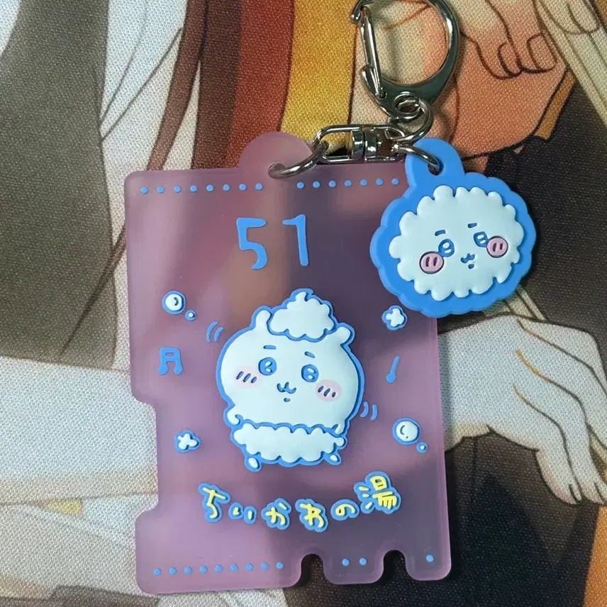 [BUNJANG] Chikawa Bathhouse Rubber Charm / 치이카와 목욕탕 쿠지 f상 러버참 치이카와