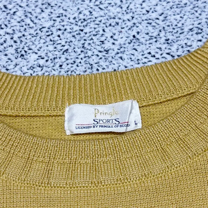 [BUNJANG] Pringle Sports Vintage Logo Knit Sweater / L)90s 프링글 스포츠 빈티지 로고 니트