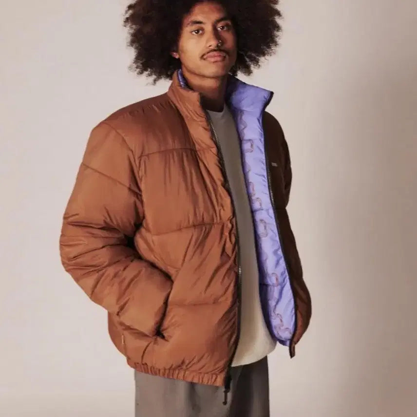 [BUNJANG] Obey Reversible Padded Jacket / 오베이 리버시블 패딩 자켓