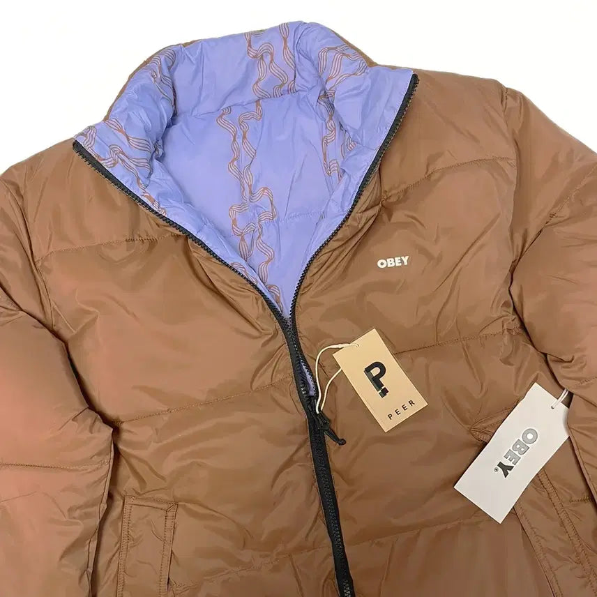 [BUNJANG] Obey Reversible Padded Jacket / 오베이 리버시블 패딩 자켓