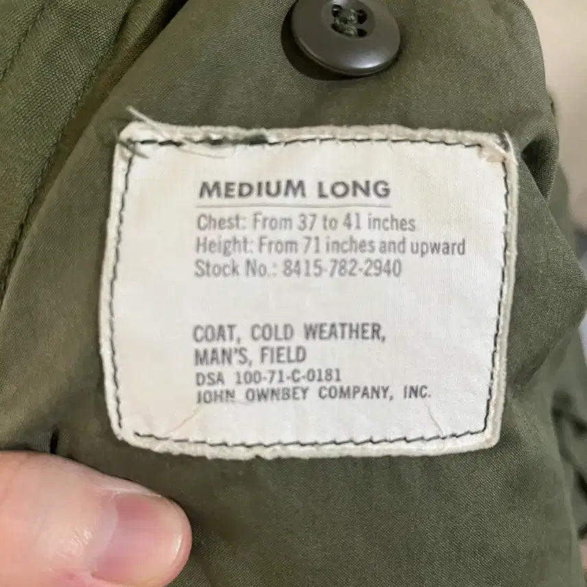 [BUNJANG] M65 Field Jacket Original (Mint Condition) / M65 필드자켓 오리지널 M-L (상태좋음)