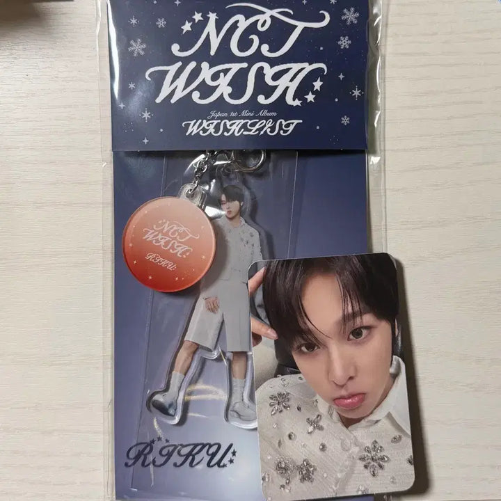 [BUNJANG] NCT WISH Riku Dreamy Version Album Photocard Keyring / 엔시티 위시 리쿠 앨범 포카 키링 일본 위시리스트 드리미 버전