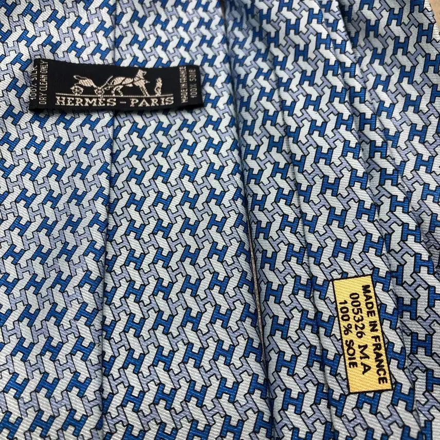 [BUNJANG] Hermes French Silk Tie / 에르메스 프랑스 넥타이