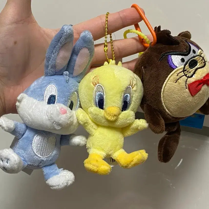 [BUNJANG] Looney Tunes Bugs Bunny Tweety Taz Keyring Set / 벅스버니.트위티.태즈 키링세트
